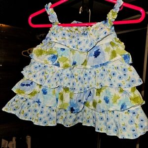 Little girls Gymboree ruffle shirt 24months